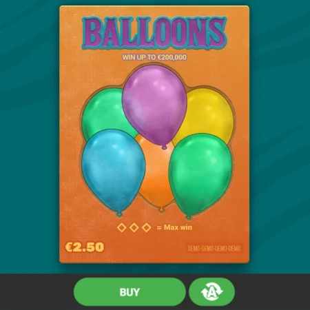 Balloons skrapelodd (€200,000.00)