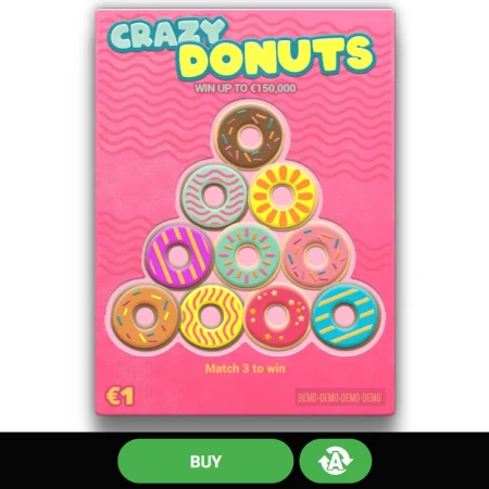 Crazy Donuts skrapelodd (€150,000.00)