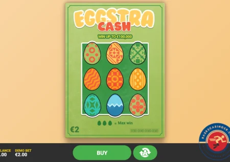 Eggstra Cash skrapelodd (€100,000.00)