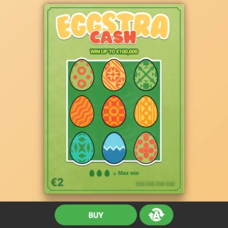 Eggstra Cash skrapelodd (€100,000.00)