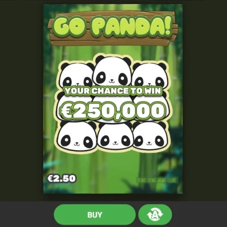 Go Panda! skrapelodd (€250,000.00)