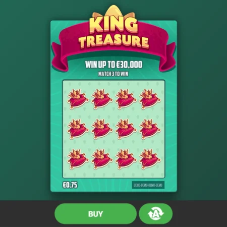 King Treasure skrapelodd (€30,000.00)