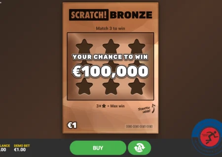 SCRATCH! Bronze skrapelodd (€100,000.00)