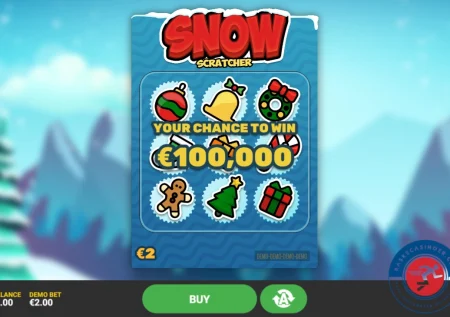 Snow Scratcher skrapelodd (€100,000.00)