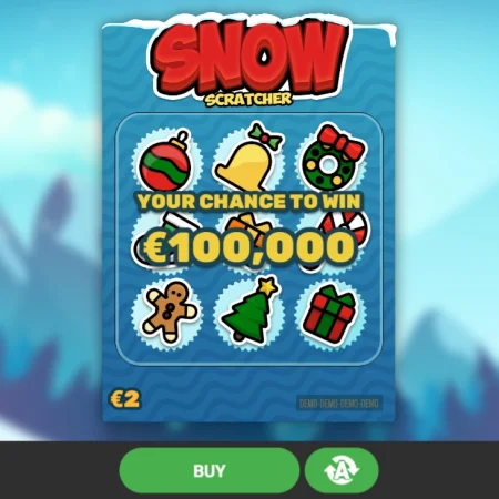 Snow Scratcher skrapelodd (€100,000.00)