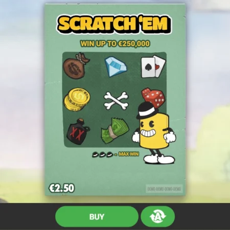 Scratch’Em skrapelodd (€250,000.00)