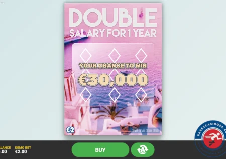 Double Salary for 1 year skrapelodd (€30,000.00)