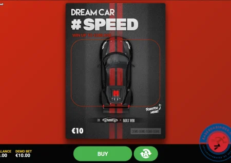 Dream Car Speed skrapelodd (€200,000.00)