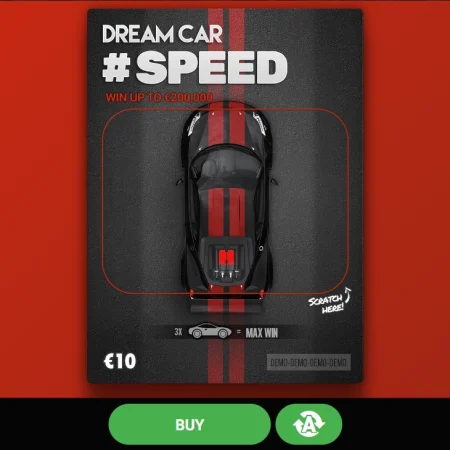 Dream Car Speed skrapelodd (€200,000.00)