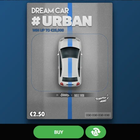 Dream Car URBAN skrapelodd (€25,000.00)