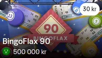 BingoFlax 90 skrapelodd