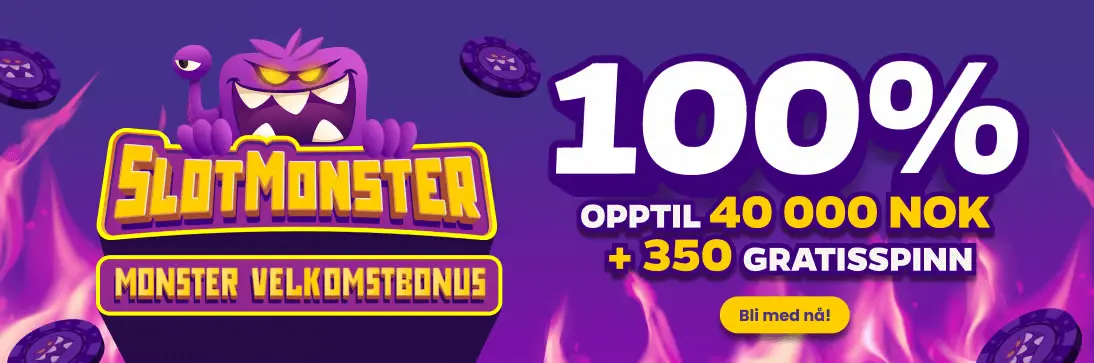 SlotMonster velkomstsbonus