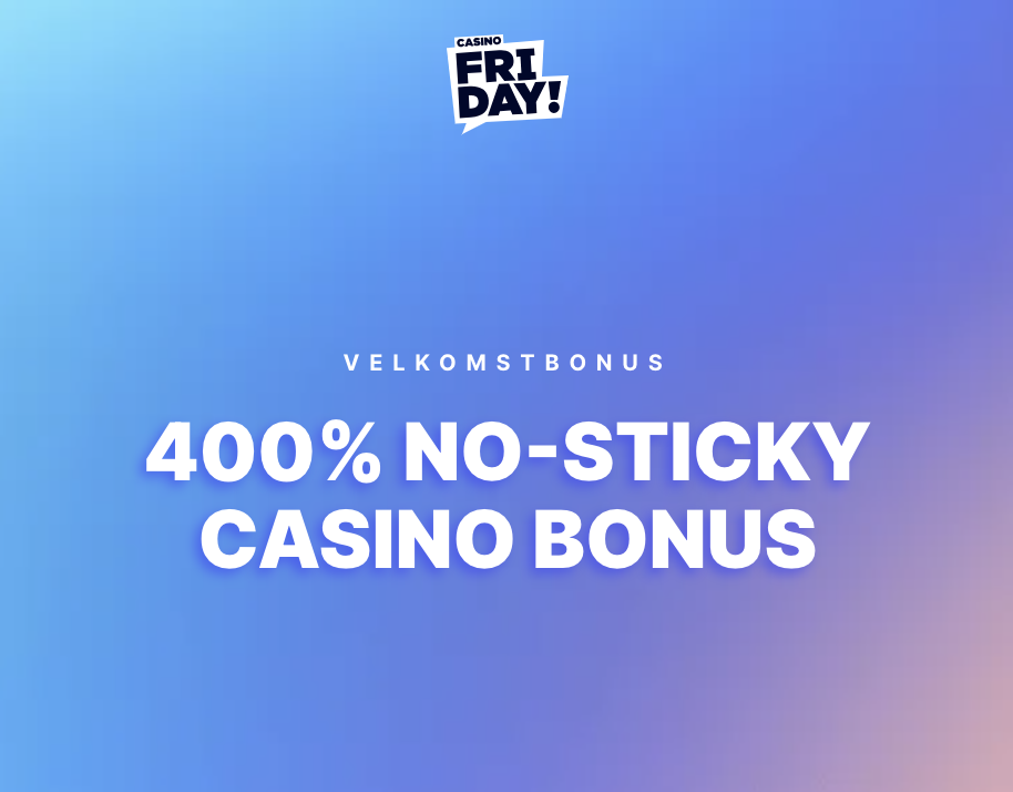 CasinoFriday - Casino bonus 400%