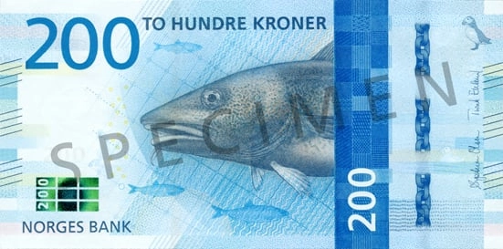 Norsk 200 kroneseddel Raskecasinoer.com