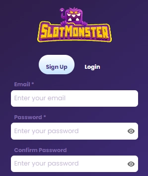 Slotmonster.com Registrering