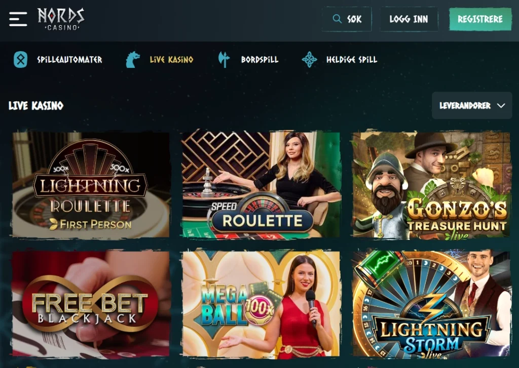 Nords Casino Livespill