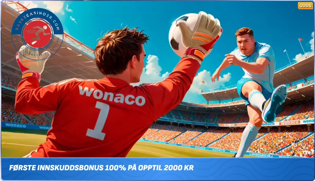 Wonaco Casino Velkomstbonus betting