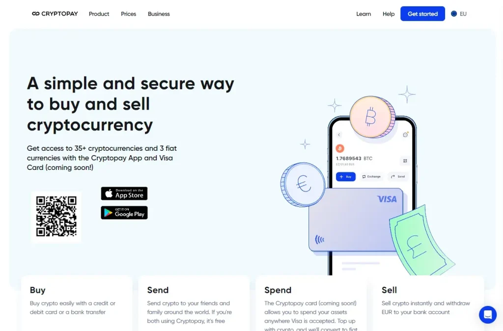 cryptopay hovedside