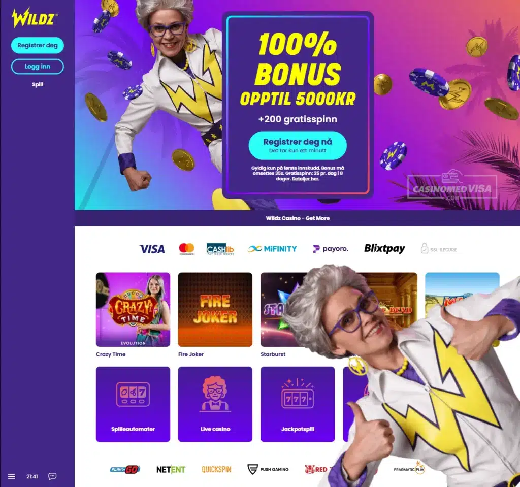 Wildz Casino Index raske casinoer