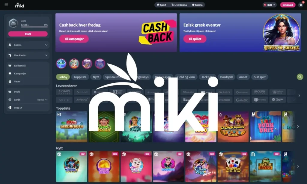 Miki Casino Hjemmeside