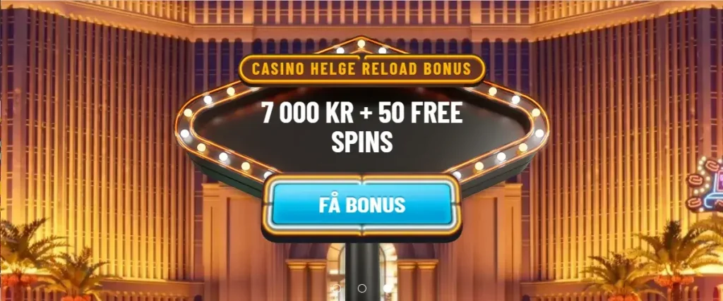 Wyns Casino Helge Reload Bonus