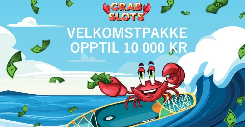 Crabslots Casino Anmeldelse 4 Crabslots Casino Velkomst bonuspakke