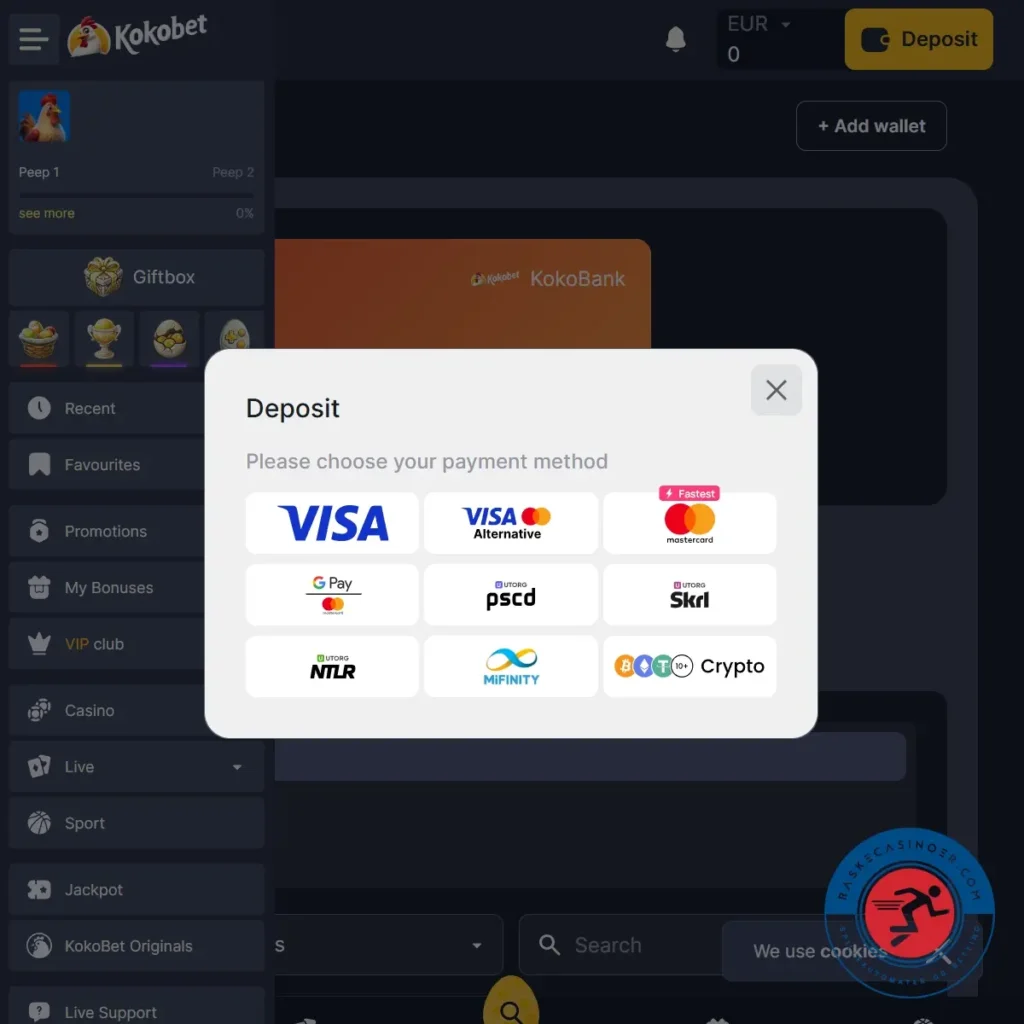 Kokobet Casino Anmeldelse 10 Kokobet Casino Betalninger Raskecasinoer.com