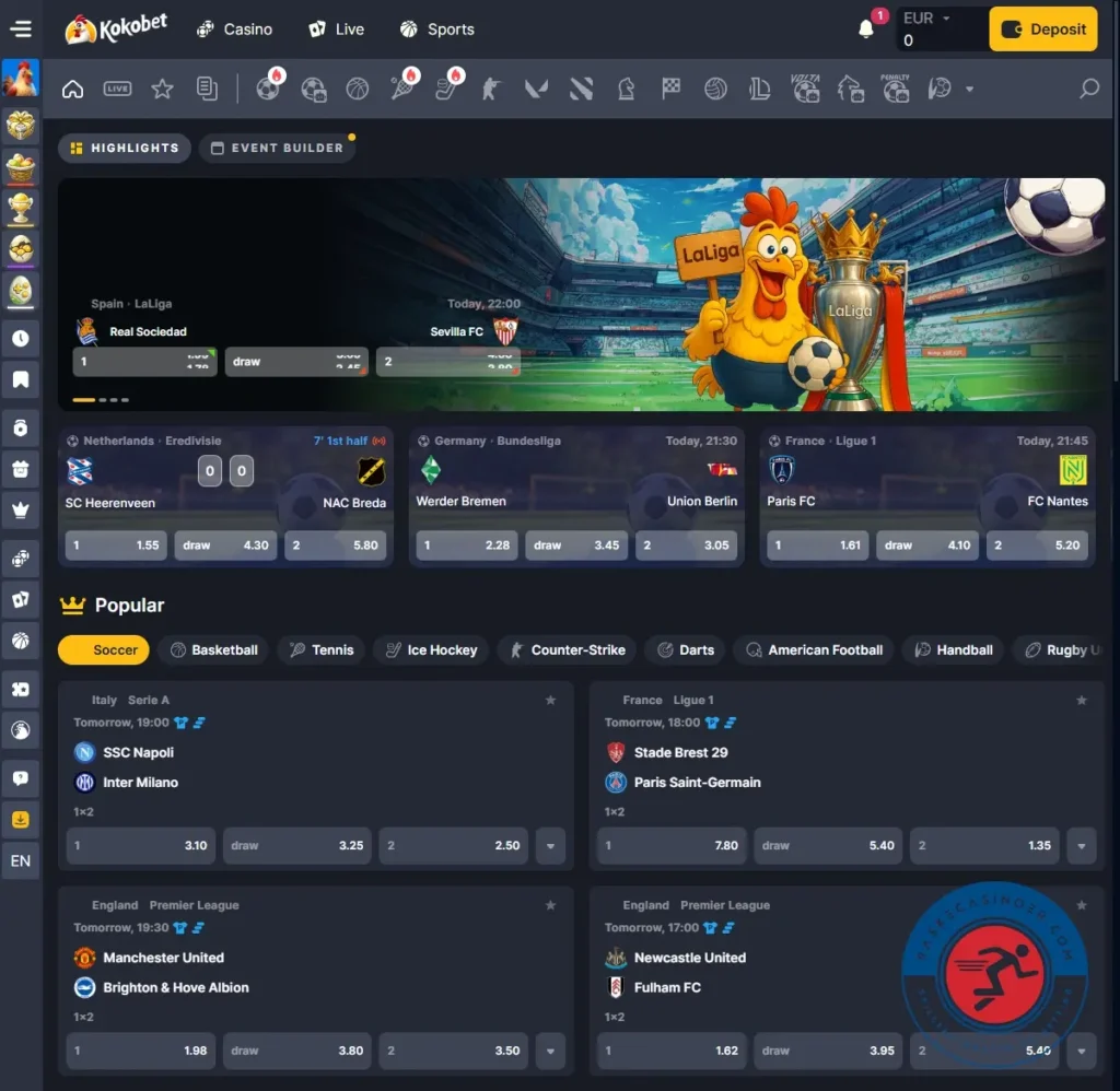 Kokobet Casino Anmeldelse 9 Kokobet Casino Sportsbook Raskecasinoer.com