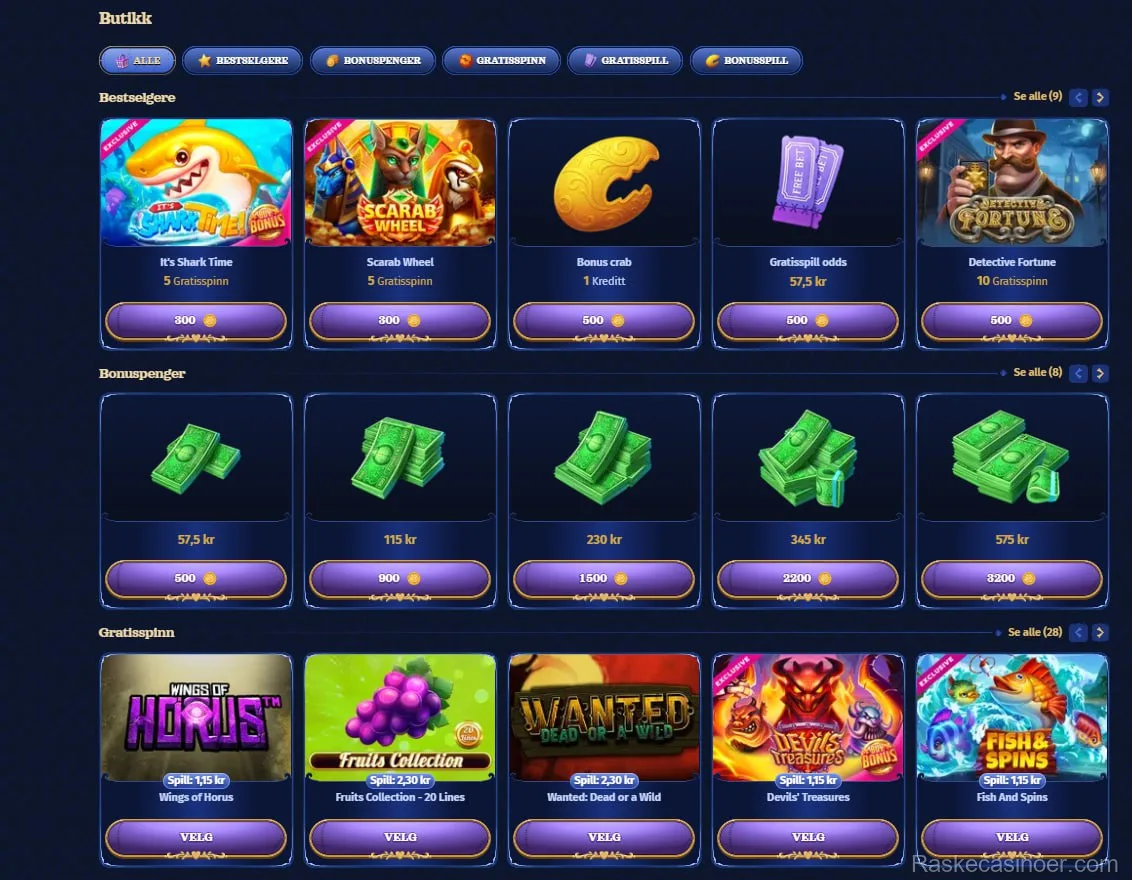 Casombie Casino 7 Casombie Dark Mall bonusbutikk