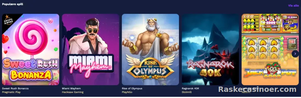 Unionbet Anmeldelse 4 Unionbet Spilleautomater