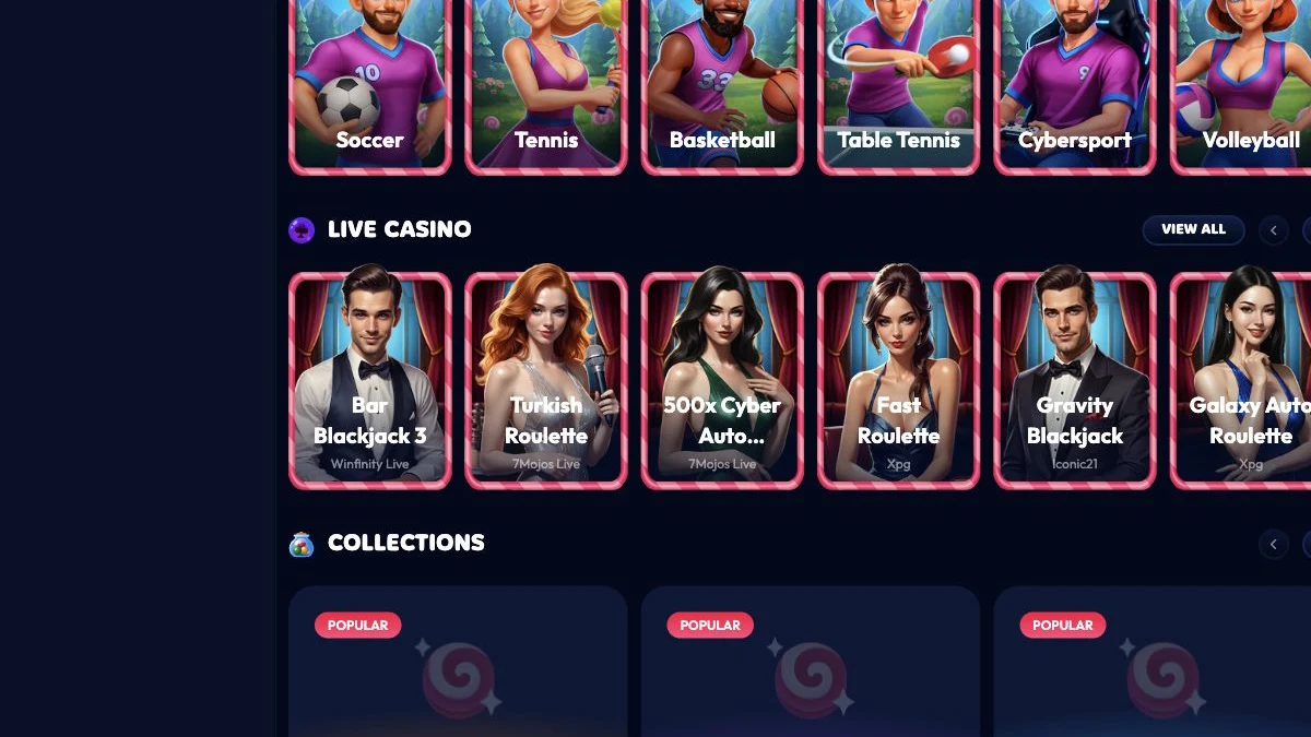 Gambiva forside testet for Raske Casinoer