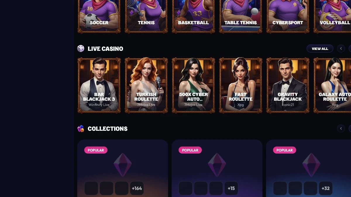 Wildzy forside testet for Raske Casinoer